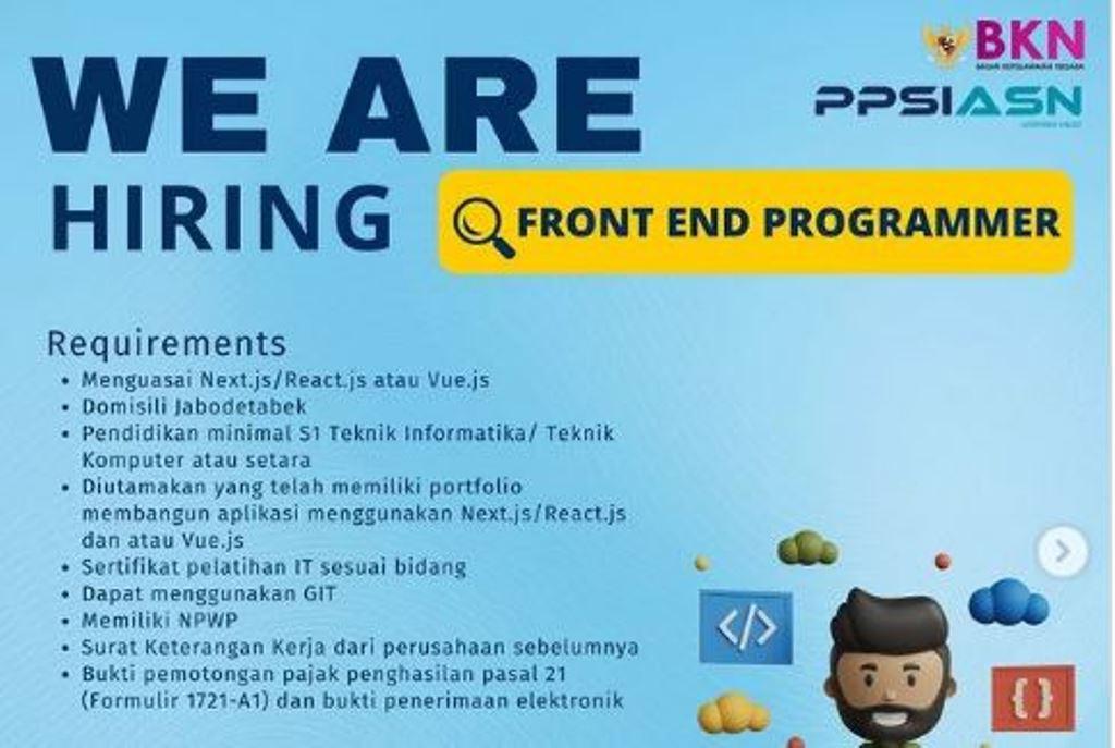 Lowongan Kerja Badan Kepegawaian Negara untuk Lulusan S1