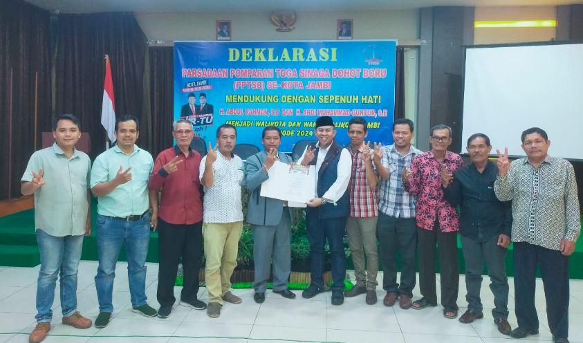 Marga Sinaga Bersatu dan Kompak akan Menangkan Rahman-Guntur di Pilwako Jambi 2024-2029