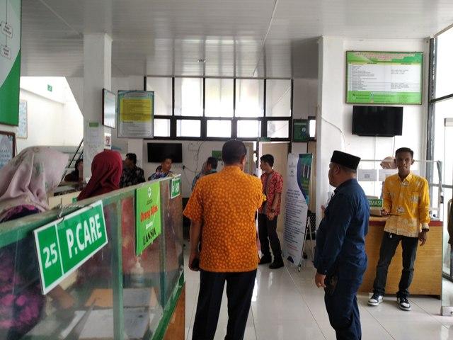 Memastikan Kantor Sudah Aktif, Wabup Tanjabtim Sidak ke Sejumlah OPD