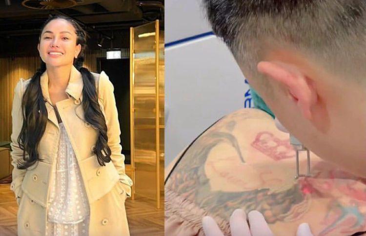 Nikita Mirzani Hapus Tato Nama Lolly di Punggungnya, Netizen Menduga Masih Sakit Hati
