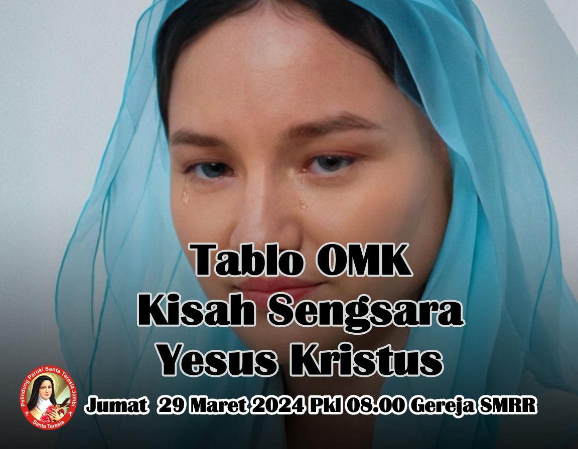 Tarik Orang Itu! OMK SMRR Selincah Gelar Tablo Kisah Sengsara Yesus Kristus saat Jumat Agung