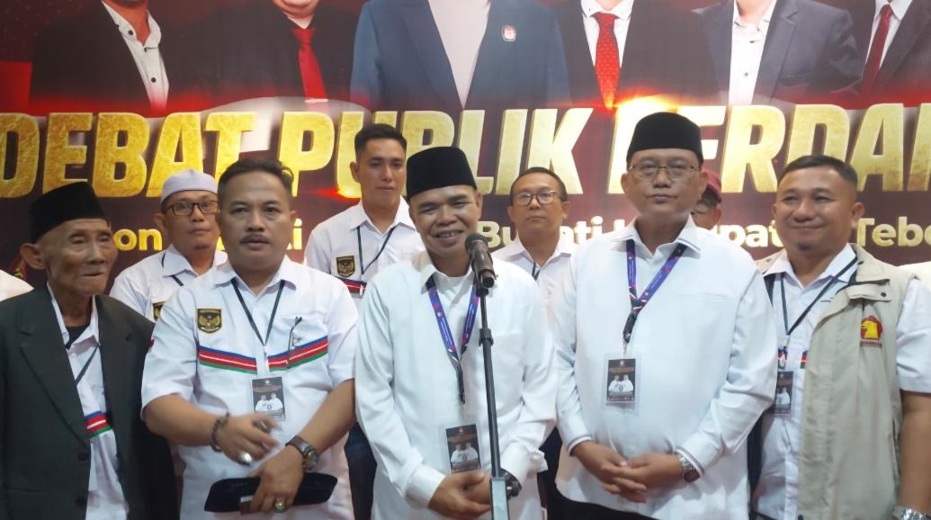 Paslon Aspan-Tono Sering Kehabisan Waktu saat Debat Pilbup Tebo, Ngaku Tak Ada Persiapan