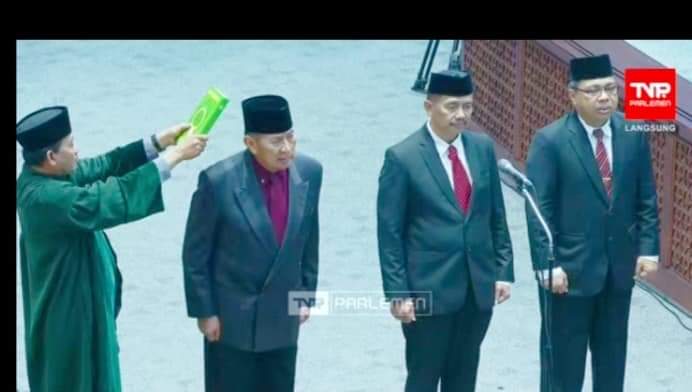 Handayani Resmi Dilantik DPR RI Gantikan Sofyan Ali Hingga 1 Oktober 2024