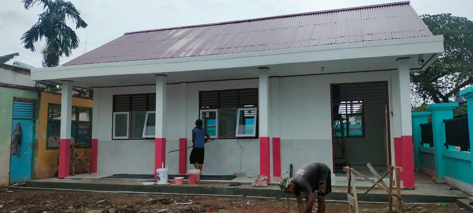 Pembangunan TK Pertiwi Pulau Temiang Tebo Diduga Langgar Perda Tentang Sepadan Jalan