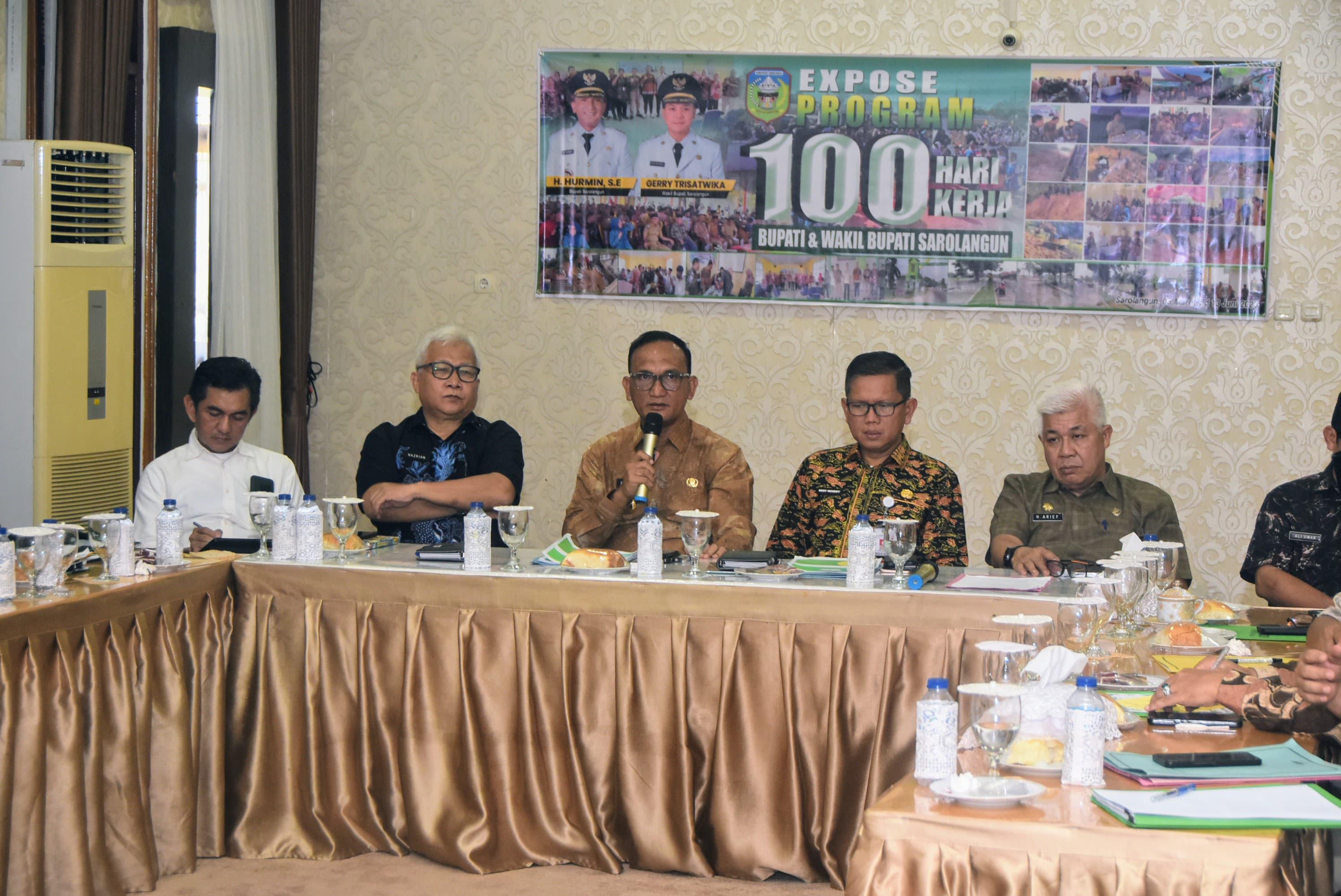 100 Hari Memimpin, Bupati Hurmin Paparkan 9 Program Nyata untuk Sarolangun Jambi