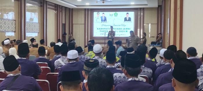 Pj Bupati Muaro Jambi Minta Calon Haji Tak Bawa Rokok Berlebihan ke Tanah Suci