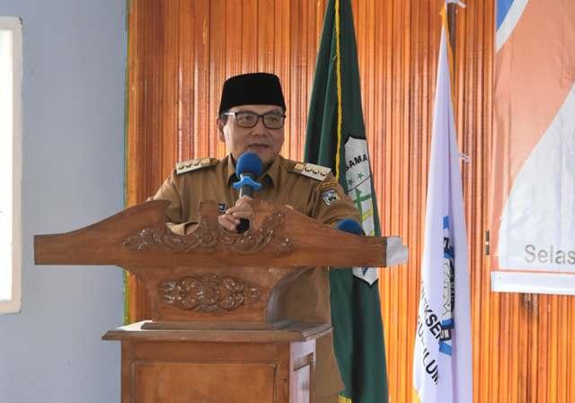 Jadi Pemateri PKM, Pj Bupati Sarolangun Ajak Mahasiswa Jaga Stabilitas Pemilu 2024