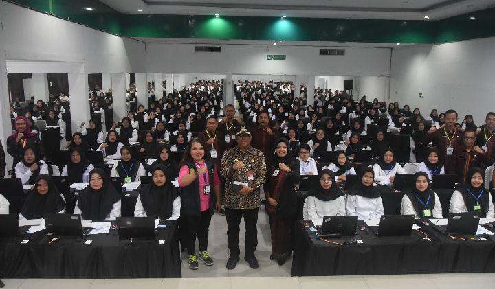 Pj Bupati Sarolangun Monitoring Pelaksanaan Seleksi CAT PPPK Priode I Tahun 2024 di Kota Jambi