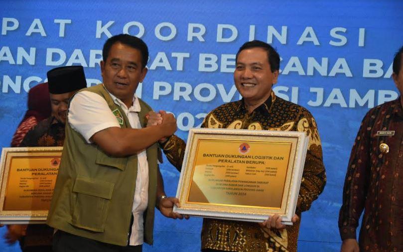 Pemkab Sarolangun Dapat Bantuan Rp250 Juta dari BNPB untuk Tangani Longsor dan Banjir