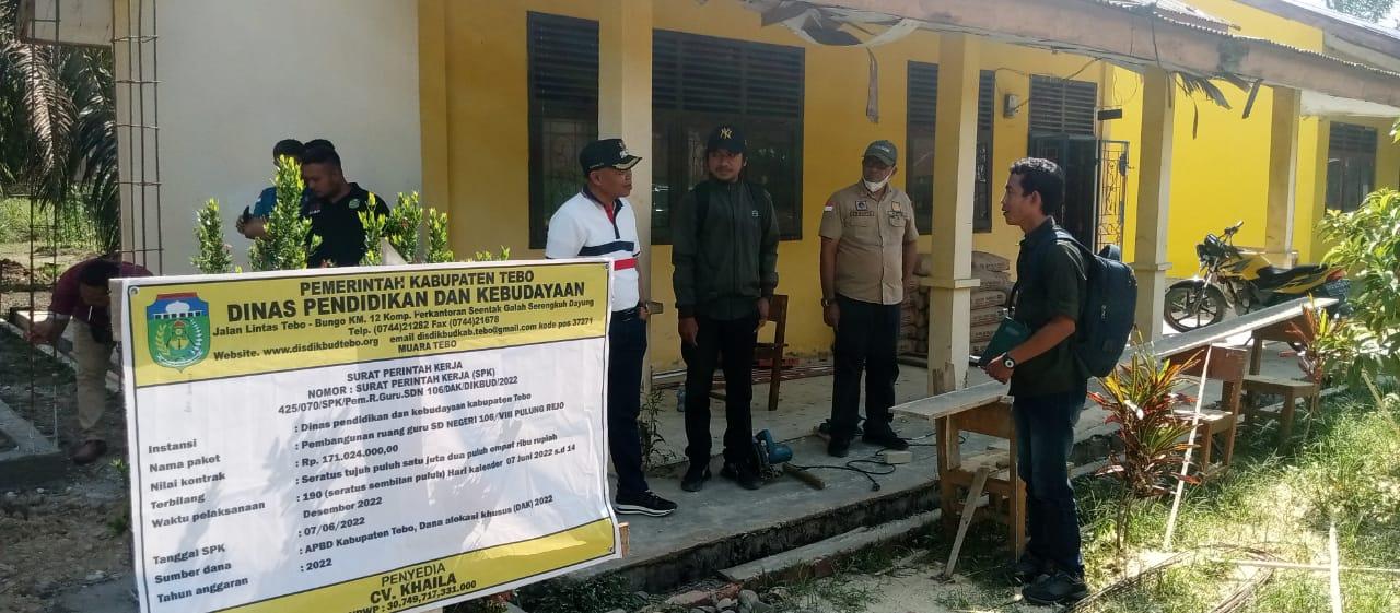 Masuk September, Pj Bupati Tebo Monitoring Pembangunan RKB