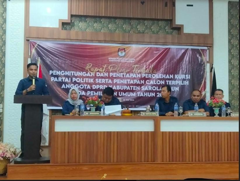 Malam Ini KPU Sarolangun Tetapkan 30 Anggota DPRD Terpilih