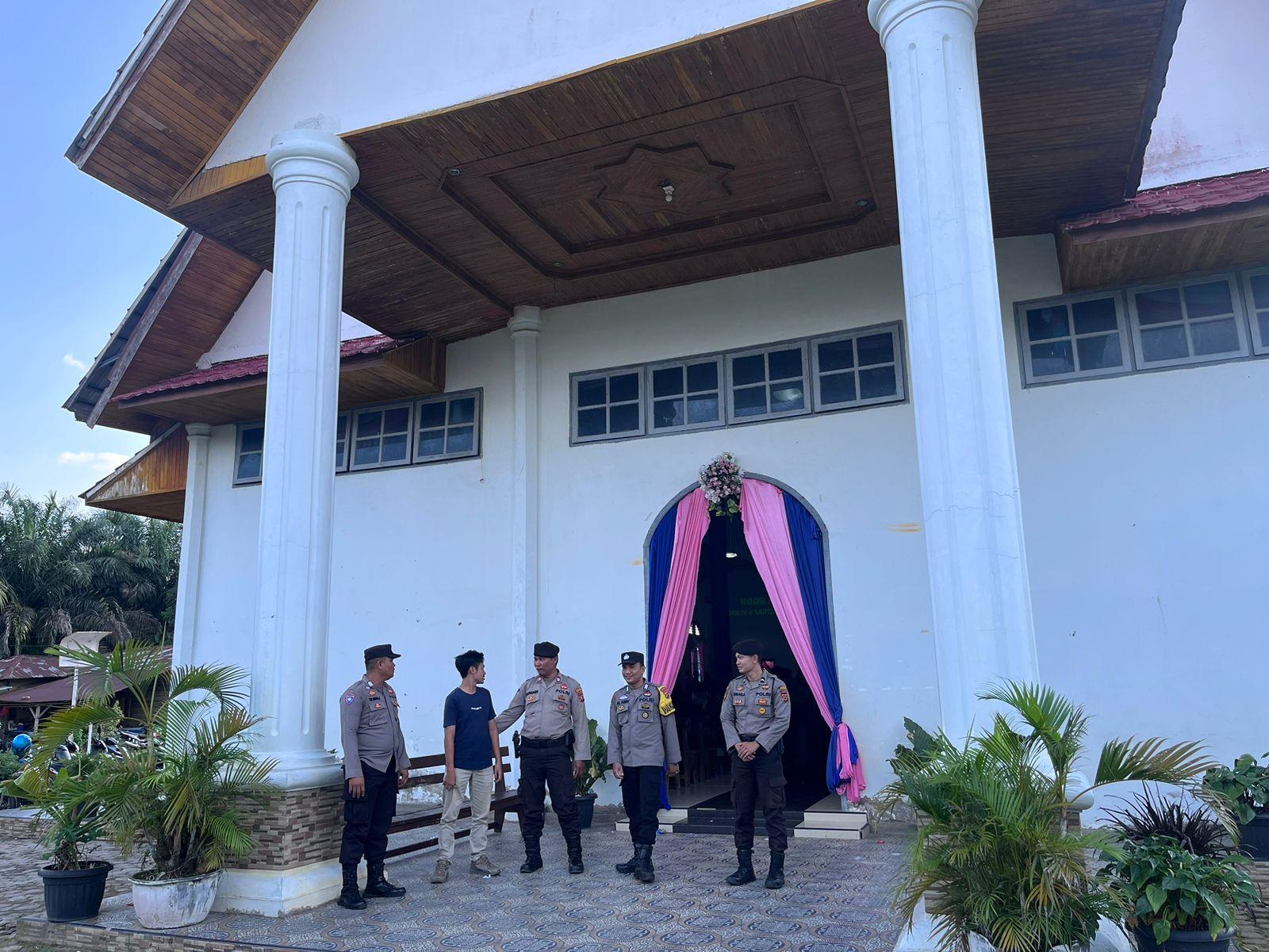 Pengamanan Ibadah Natal, Polres Sarolangun Kerahkan Petugas Jaga Semua Gareja