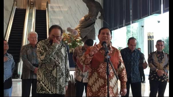 Ini Kriteria Capres Pilihan Gerindra Setelah Prabowo Bicara 4 Jam dengan Surya Paloh