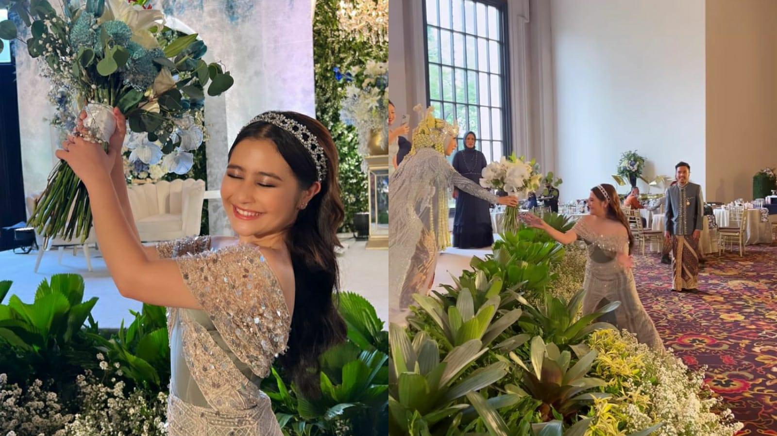 Prilly Latuconsina Tak Mau Rebutan saat Lempar Bunga di Pernikahan Sahabatnya: Jalur Orang Dalem