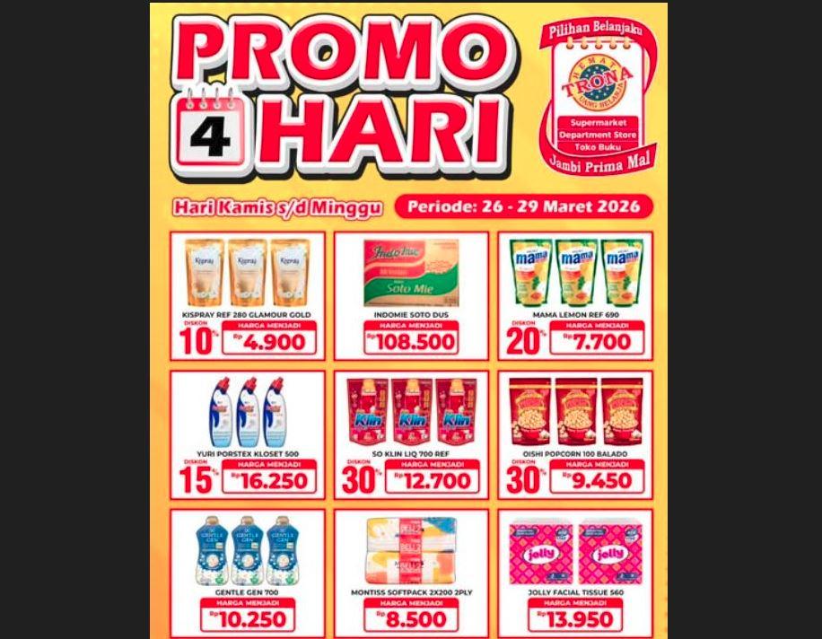 Promo Alfamart Jambi, Diskon Popok Bayi Hingga 40 Persen
