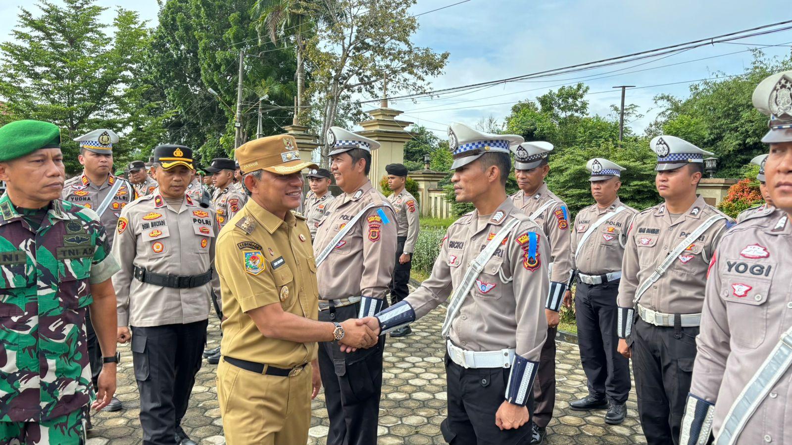 Puluhan Personel Polres Muaro Jambi Diterjunkan dalam Operasi Zebra 2025
