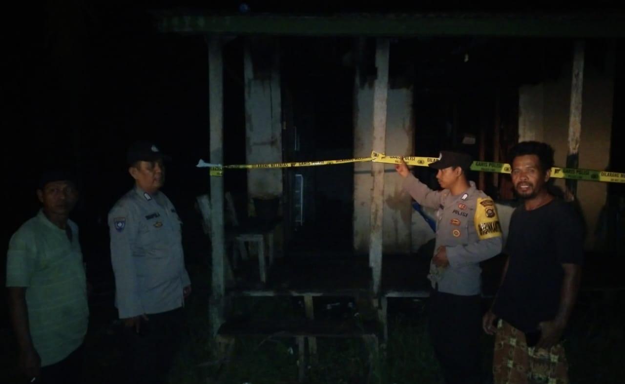 Rumah Milik Warga Sabak Ilir Terbakar, Kerugian Diperkirakan Rp 10 Juta