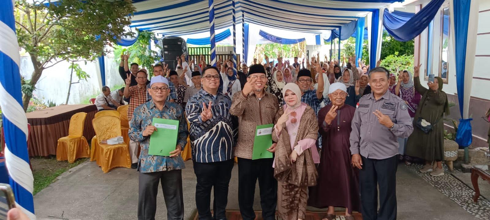 Rahman-Guntur Dapat Dukungan dari Persatuan Masyarakat Tebo di Kota Jambi
