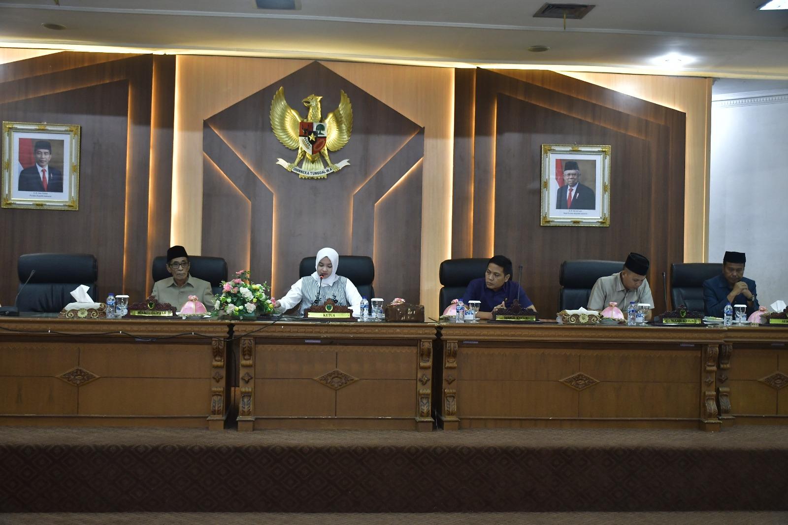 Rapat Paripurna LKPJ Tahun Anggaran 2023, DPRD Batanghari Berikan Catatan dan Rekomendasi