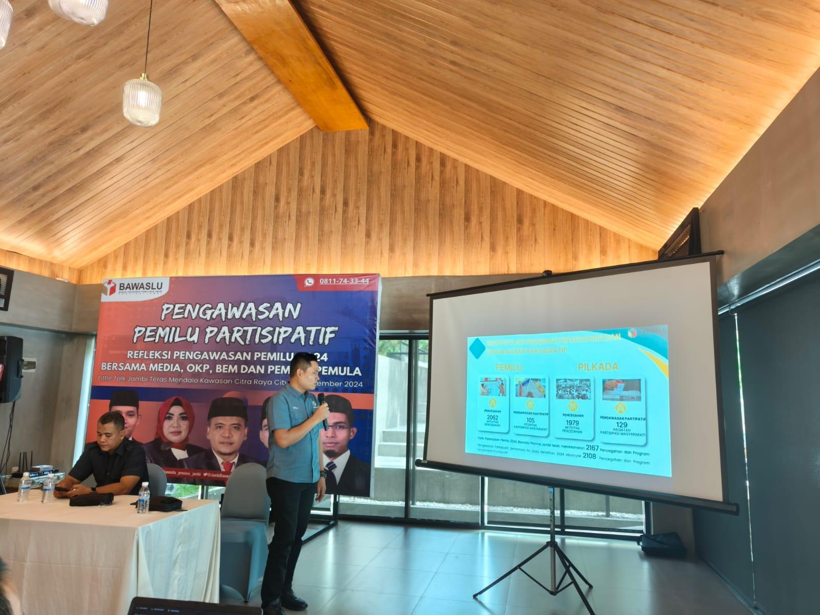 Bawaslu Jambi Merefleksi Pengawasan Pemilu dan Pilkada Serentak 2024