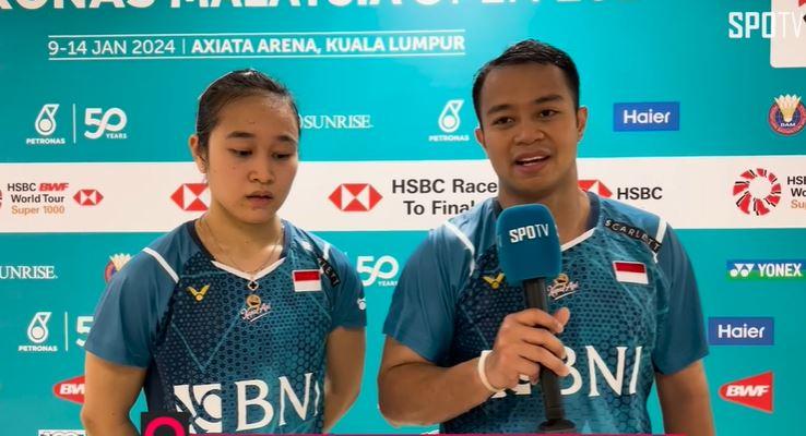 Hasil Malaysia Open 2024 Hari Ini Selasa 9 Januari 2024: Rehan/Lisa Akhirnya lega Maju ke 16 Besar