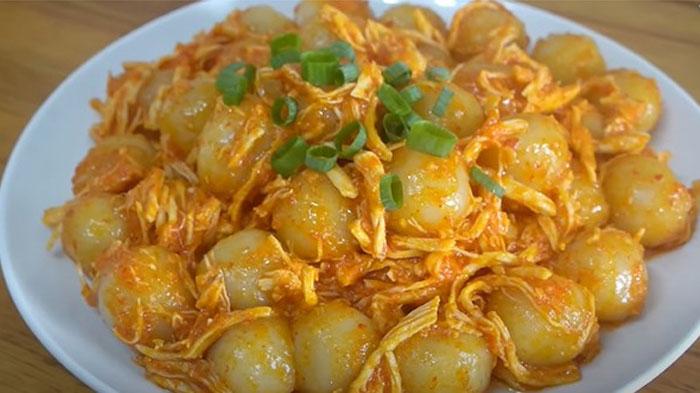 Resep Cilok Pedas Ayam Suwir - Tribunjambi.com