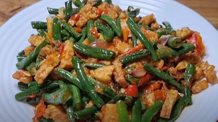 Resep Kacang Panjang Tempe Pedas