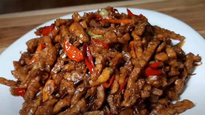 Resep Tempe Orek Basah, Rasa Manis Pedas