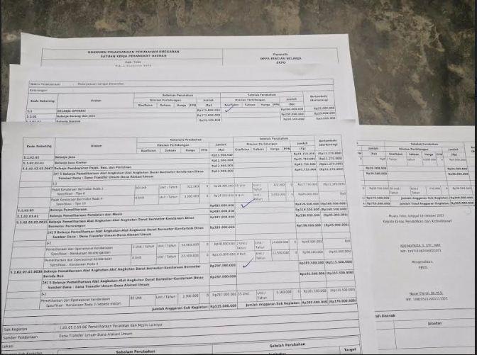 Sekda Enggan Berkomentar Terkait Dugaan SPJ Fiktif di Disdikbud Tebo