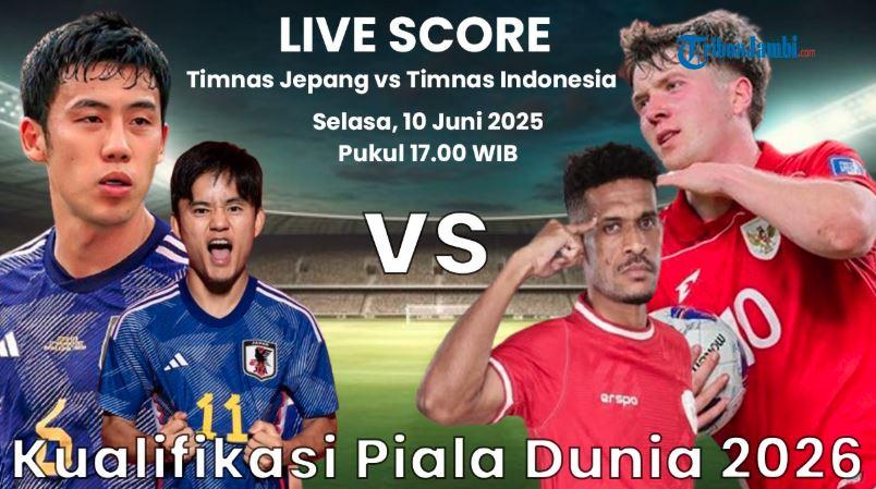 SUDAH MULAI Jepang vs Timnas Indonesia Sekarang, Tonton Disini Link Resmi Lengkap, Bisa via HP