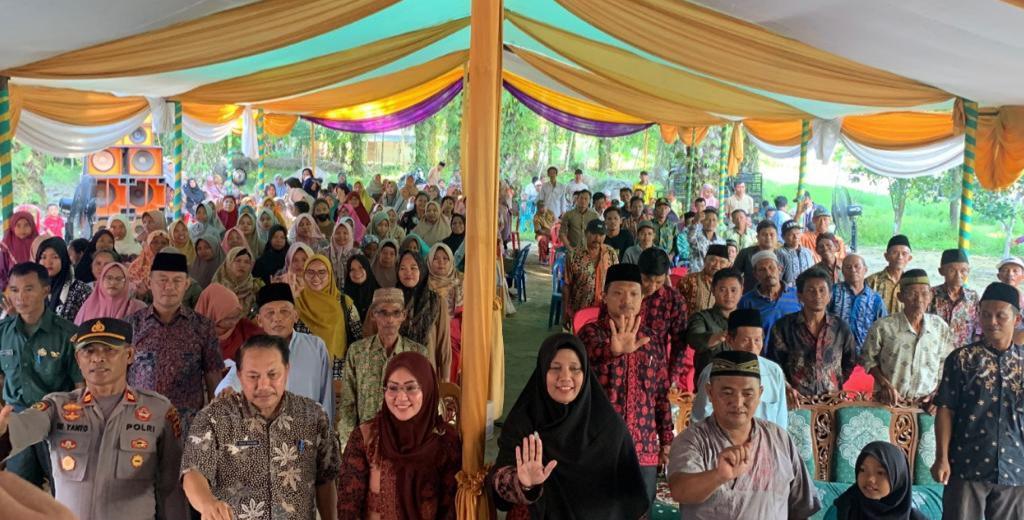 Saniatul Lativa dan BKKBN Jambi Sosialisasi Pencegahan Stunting dari Hulu di Desa Sari Mulya