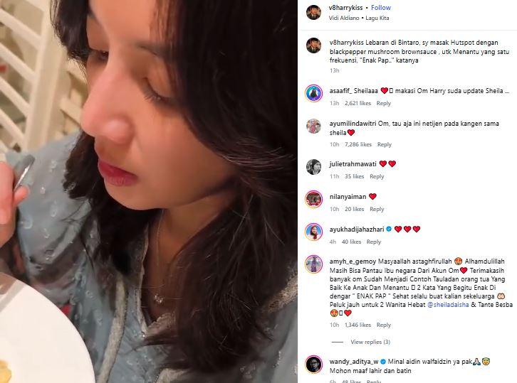 Sheila Dara Muncul di Unggahan Mertua Saat Lebaran, Disebut Menantu Satu Frekuensi