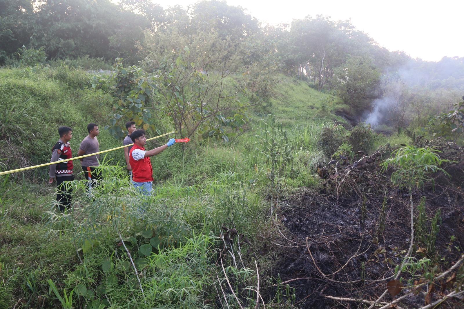 Polda Jambi Cek Lokasi Karhutla di Tanjabtim, Dua Saksi dari Perusahaan Diperiksa