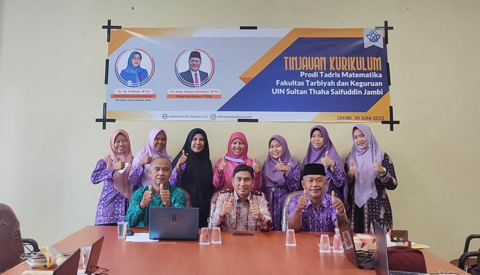 Dukung Kurikulum Merdeka Belajar, Prodi Tadris Matematika UIN Jambi Tinjau Kurikulum Bersama Pakar