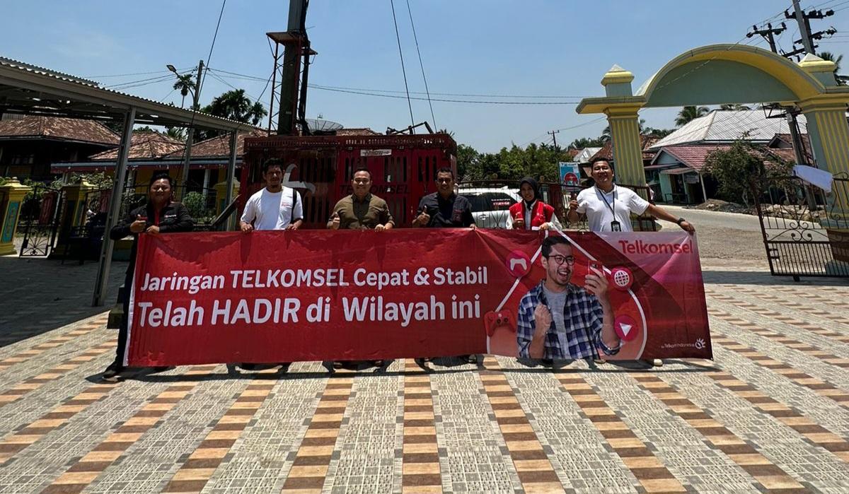 Pemerataan Akses Digital Dukung Ekonomi Daerah Telkomsel Hadirkan Koneksi 4G/LTE di Karang Jaya