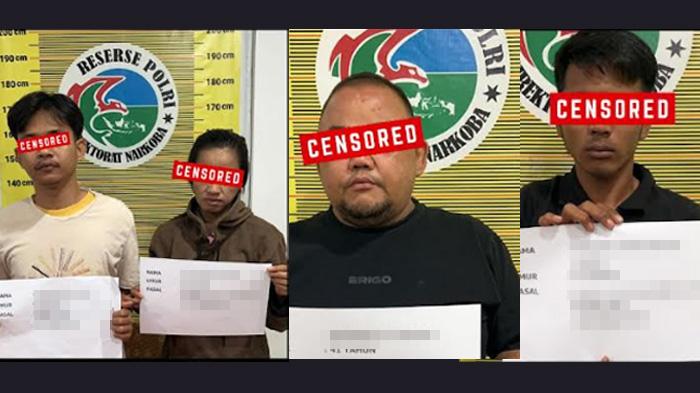 4 Warga Merangin Diamankan Polisi gara-gara Narkoba, 2 Ditangkap Sedang Transaksi Sabu