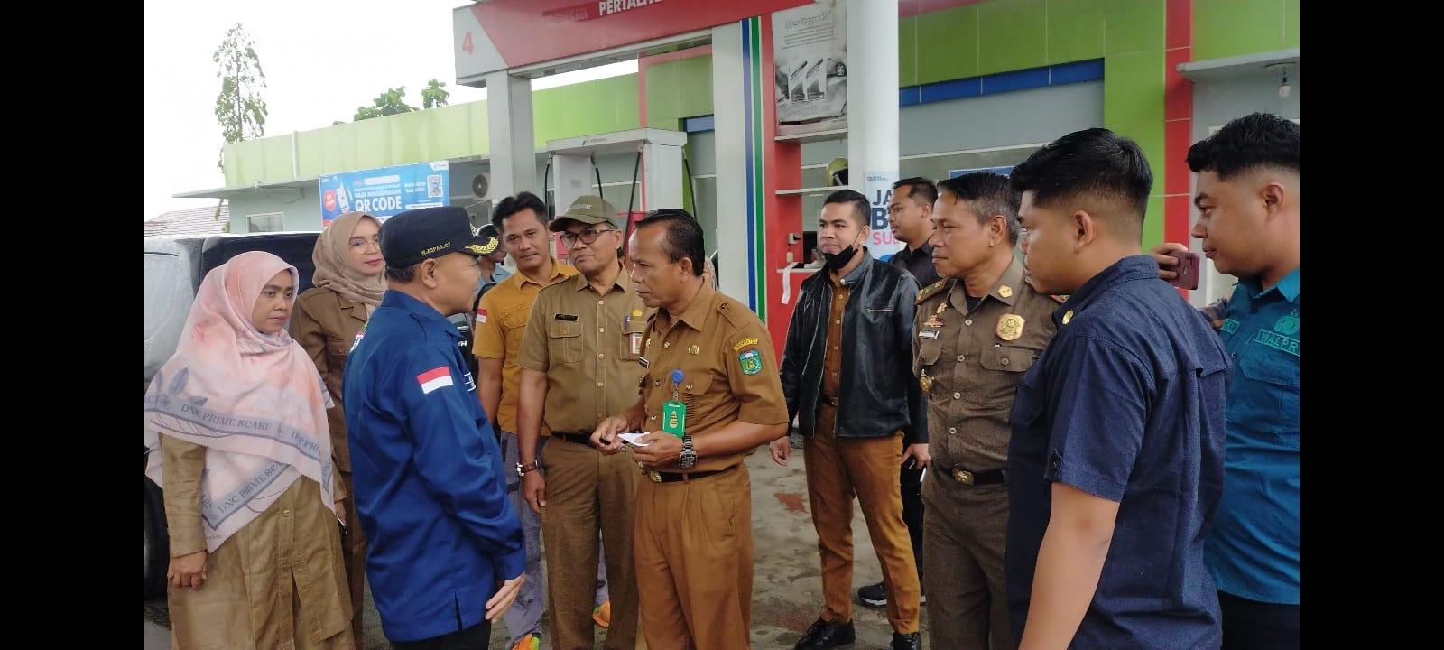 Pemberlakukan QR Code untuk Beli BBM di Tebo, Aspan Sidak Tiga SPBU