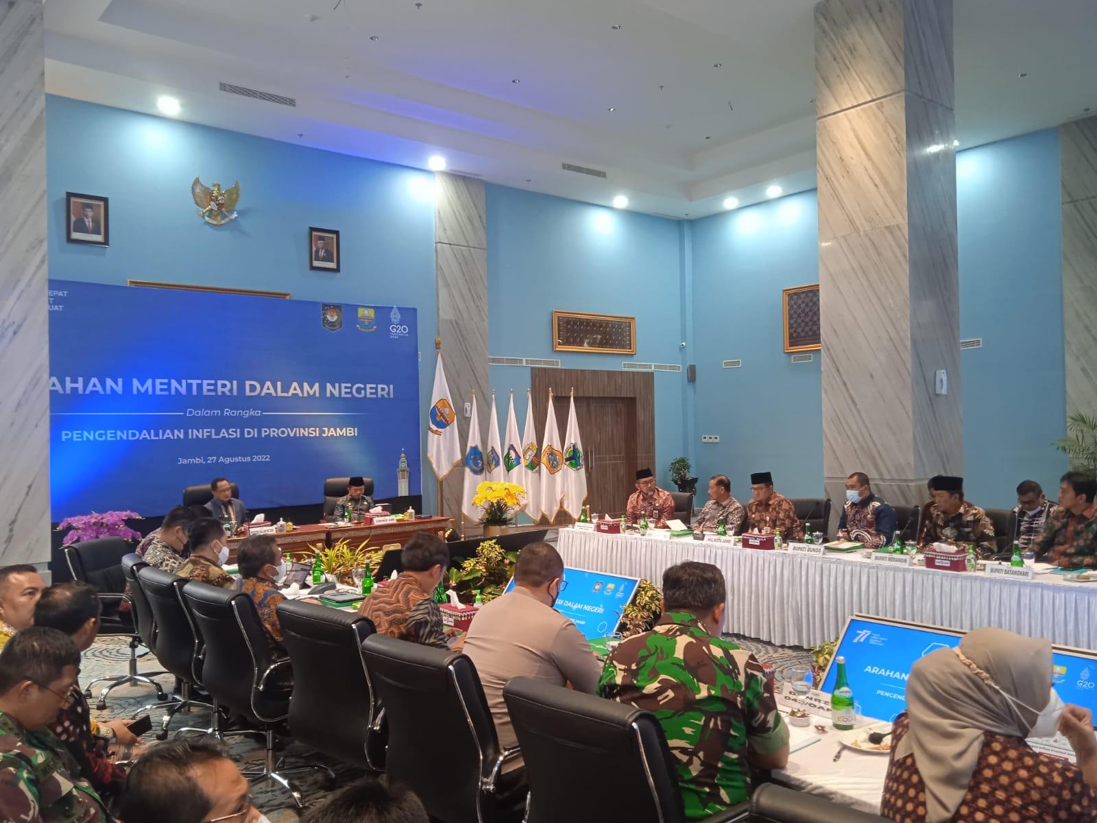 Mendagri Berikan Arahan BPS dan BI untuk Evaluasi Reguler Inflansi di Tingkat Kabupaten Kota