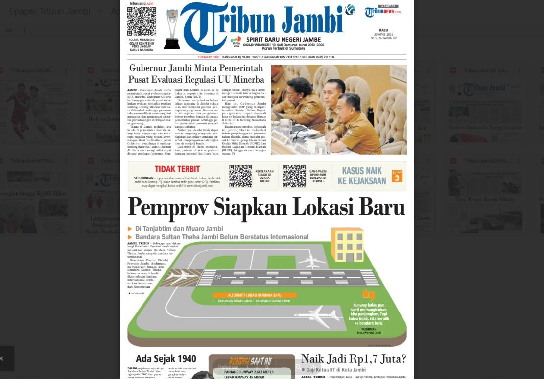 Tribun-Jambi-Edisi-30-April-2025-mengulas-rencana-pembangunan-bandara-internasional-di-Jambi.jpg