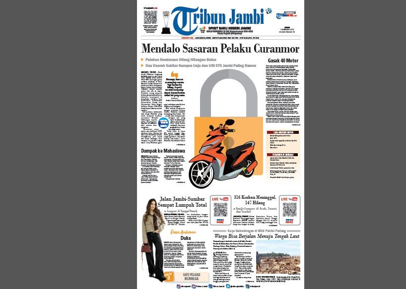 Hari Nahas Rahman, Mendalo Muaro Jambi Sasaran Pelaku Curanmor