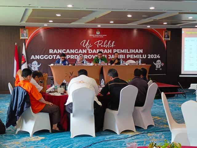 KPU Provinsi Jambi Usulkan 2 Rancangan Dapil, Ada yang Bakal Bertambah Menjadi 8 Dapil