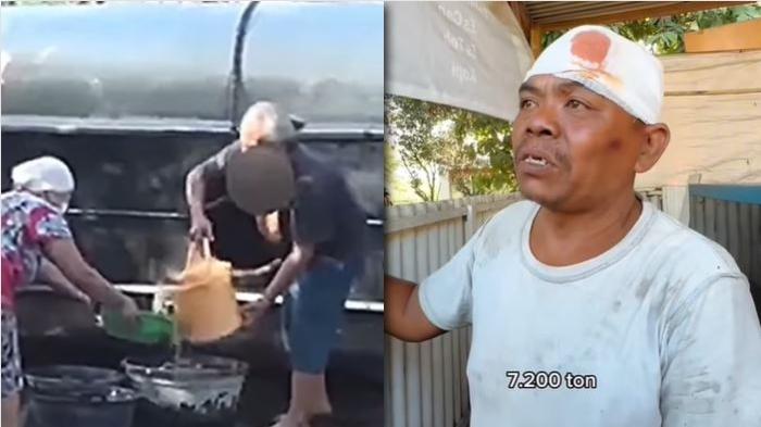 Viral Sopir Truk Tangki Minyak Pasrah Usai Mobilnya yang Terbalik Dijarah Warga, Tubuh Penuh Luka