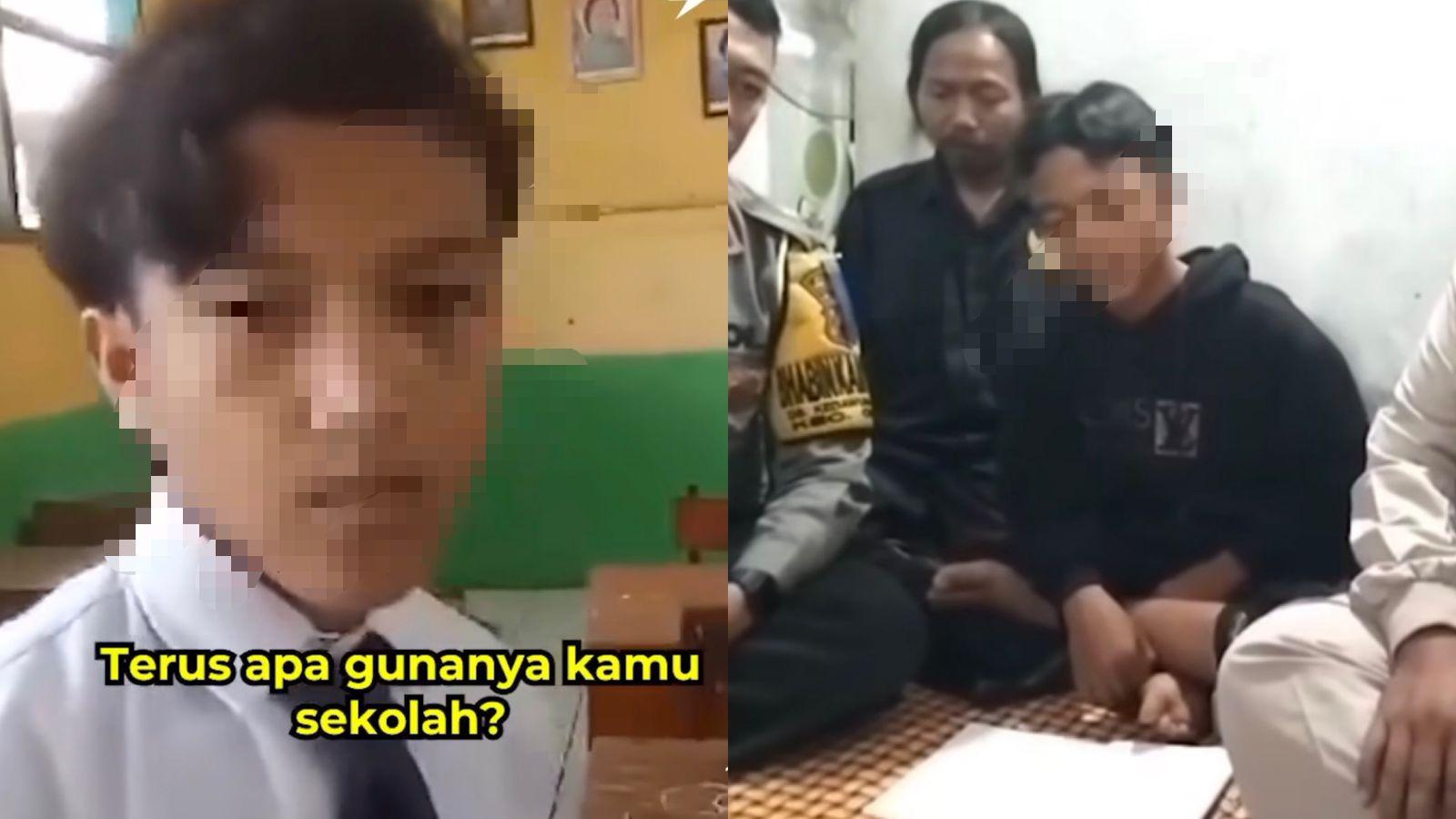 Viral Siswa SMP di Pasuruan Bentak-Bentak Guru karena Ditanya Soal PR, Kini Berujung Minta Maaf