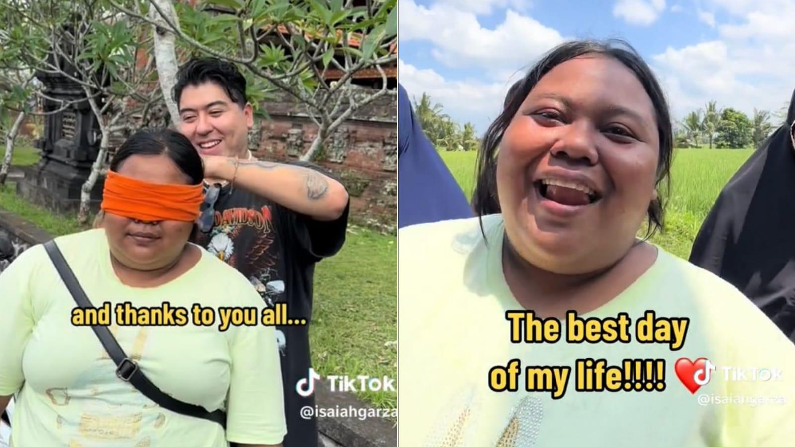 Viral Penjual Donat Dapat Rumah dan Uang Rp 155 Juta dari Pria Bule yang Pernah Ditolongnya