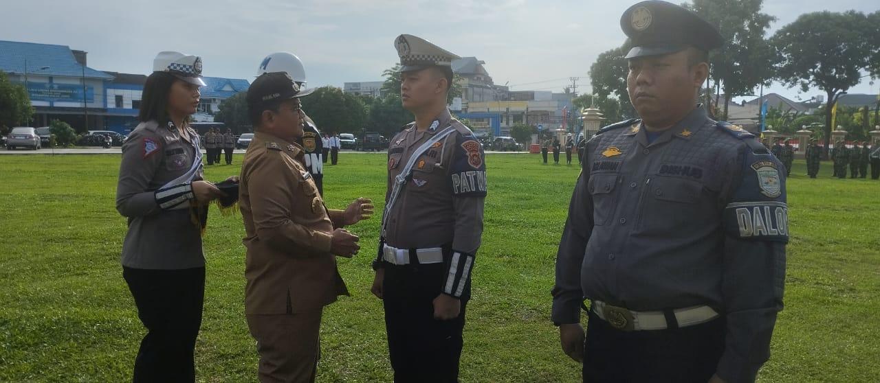 Wakil Walikota Jambi Pimpin Apel Gelar Pasukan Operasi Patuh 2023