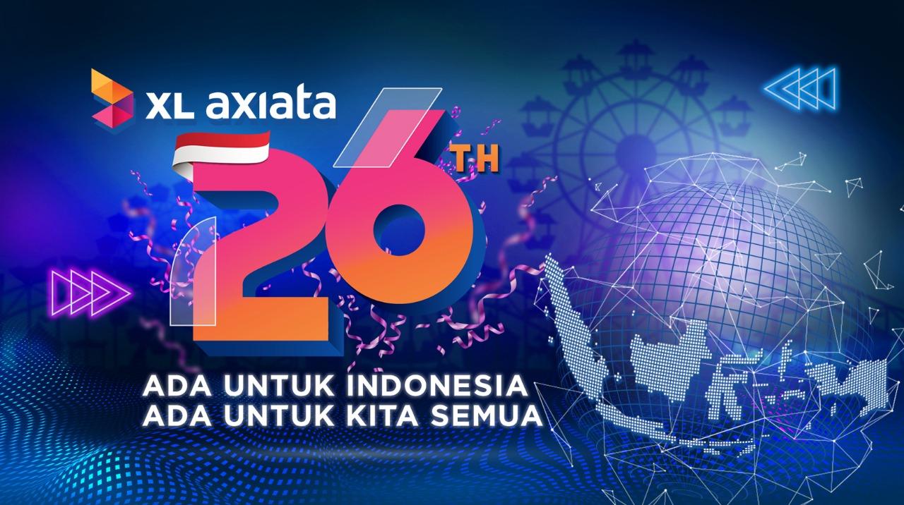 Rayakan Ulang Tahun ke-26, XL Axiata Tebar Promo Serba 26 untuk Seluruh Produk