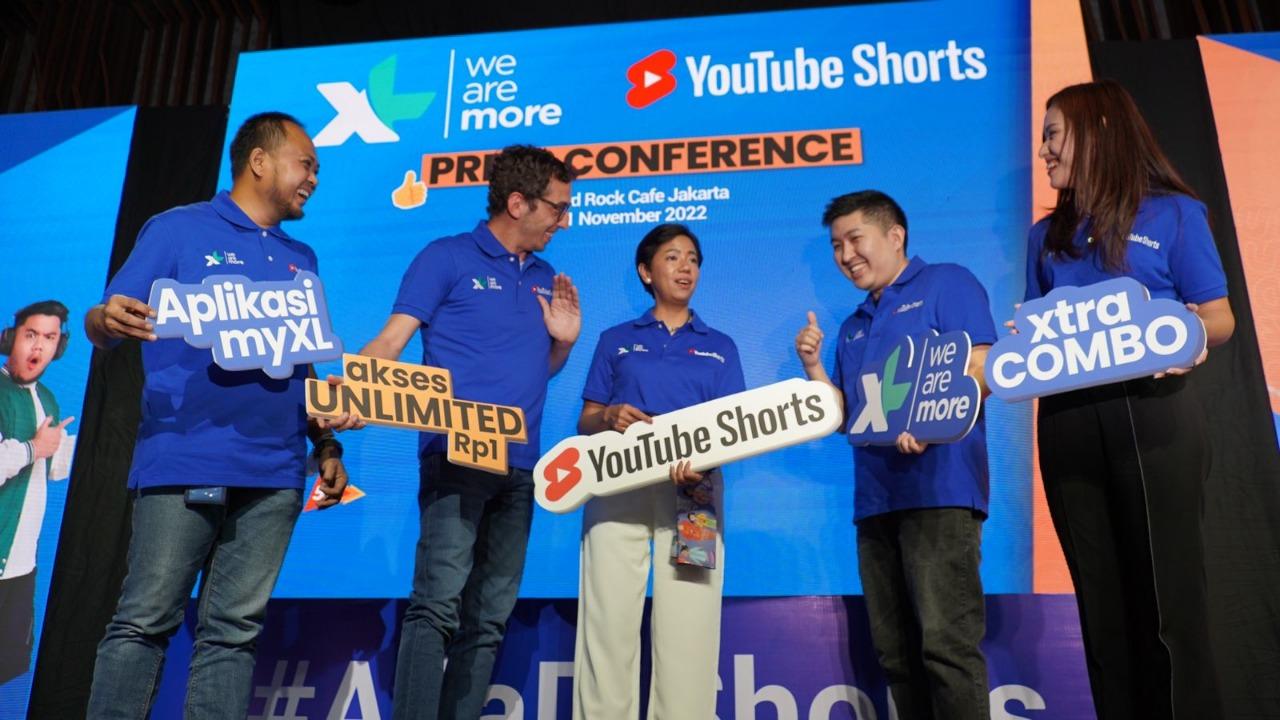 Kolaborasi XL Axiata dan YouTube Hadirkan Unlimited YouTube Shorts Hanya Rp 1 dan Beragam Penawaran