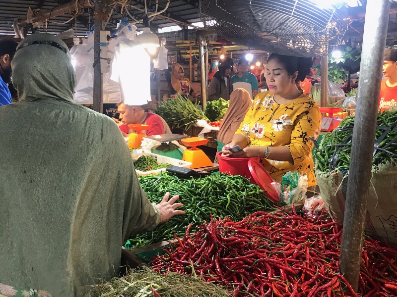 Harga Cabai Merah dan Rawit di Jambi Hari Ini Turun, Pasokan Bertambah