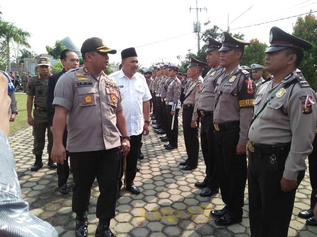 Polres Sarolangun Gelar Apel Operasi Mantap Brata, Serentak di Seluruh Indonesia