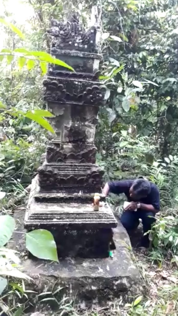 Keberadaan Arca Bukit Colau di Kawasan Bukit Bulan Sarolangun, Ada Aksara Kuno
